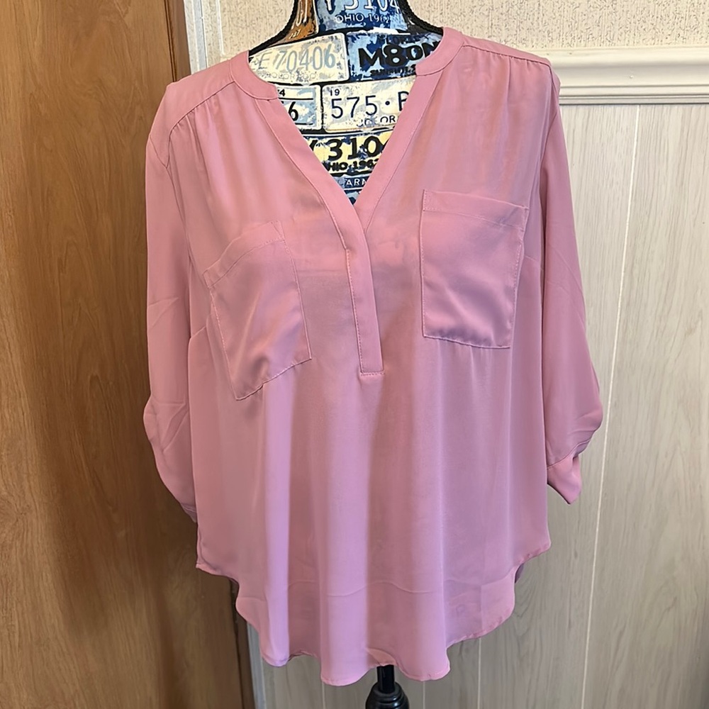 Torrid Harper 3/4 Sleeve Pullover Blouse